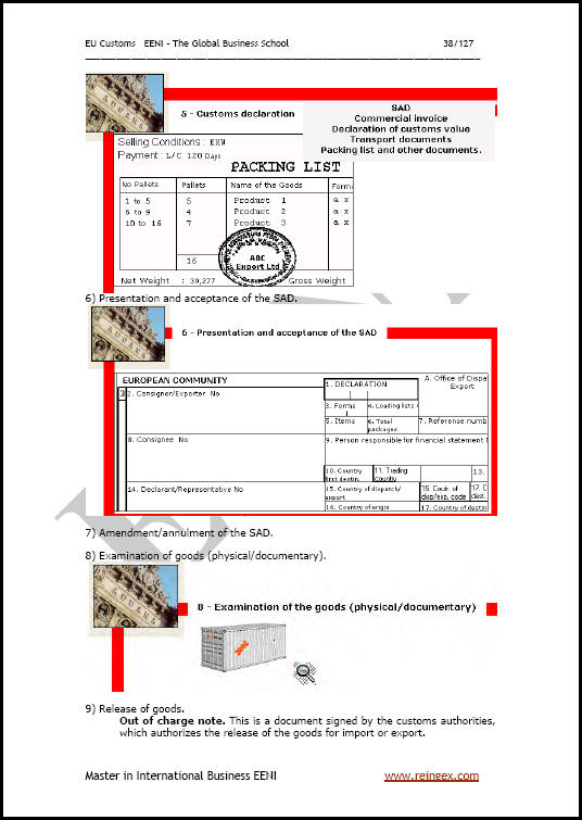 مثال عن وحدة الدراسة (إنكوترمز)