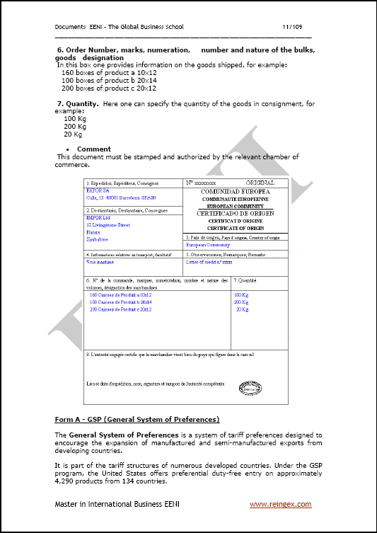 المستندات في التجارة الدولية