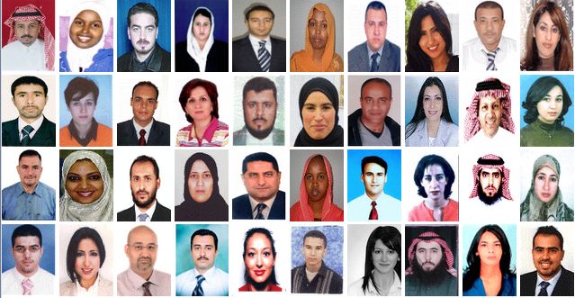 طلاب من الشرق الأوسط والمغرب العربي