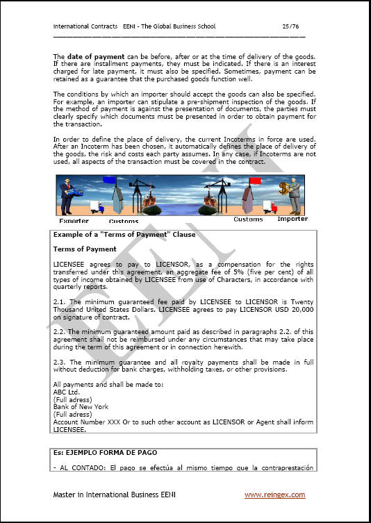 العقود الدولية