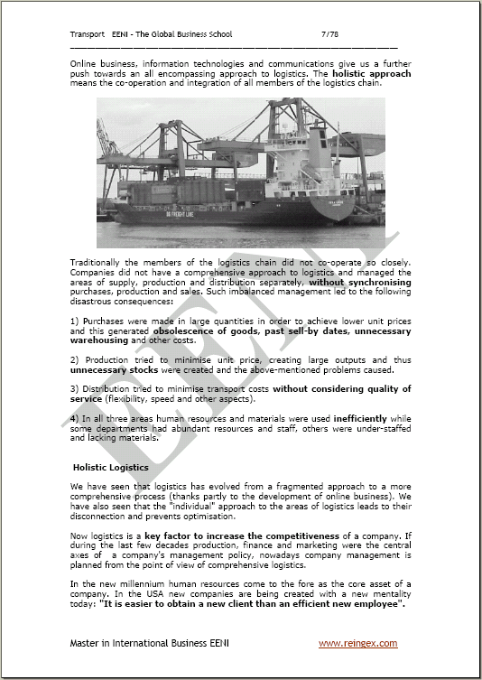 وسائل النقل الدولي