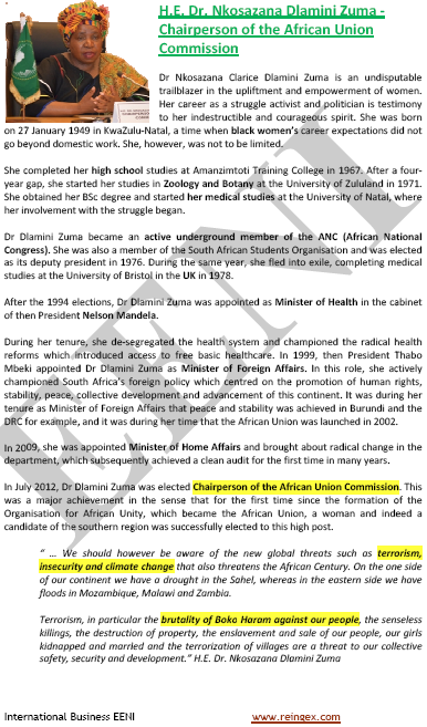 سعادة الدكتور نكوسازانا دلاميني زوما