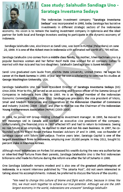 صلاح الدين Sandiaga أونو