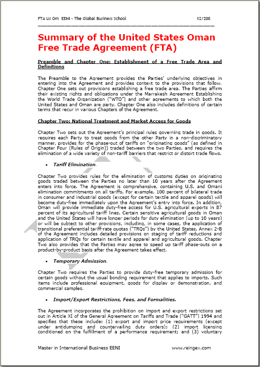 اتفاق الولايات المتحدة عمان